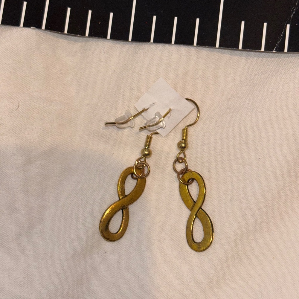 Nordstrom Gold Infinity Earrings Dangle Style